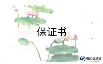 行车安全保证书范文5篇