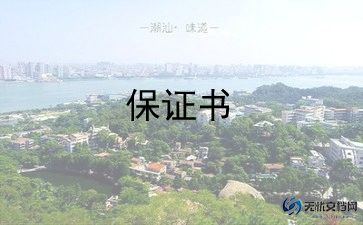 新郎保证书范文6篇
