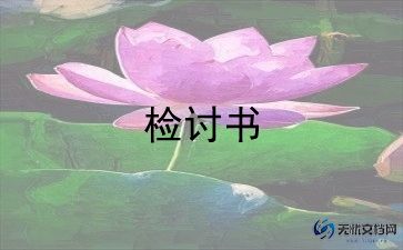 个人检讨书600字5篇
