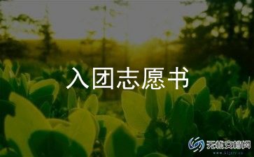 入团申请书申请书格式范文优秀5篇