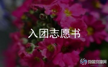 2024初中入团申请书500字7篇