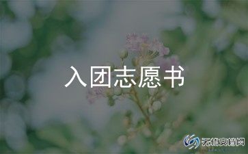 入团申申请书800字参考7篇