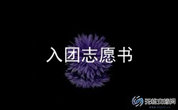 入团申请书格范文8篇