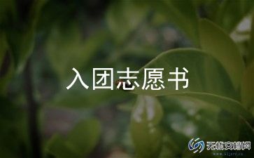 年入团申请书优质7篇