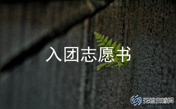 入团申申请书800字最新7篇