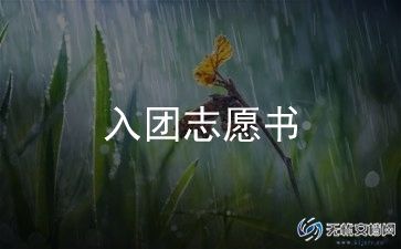 补入团申请书模板优秀6篇