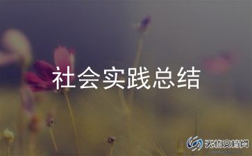 专业社会实践活动总结报告9篇