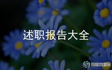 个人述职范文5篇
