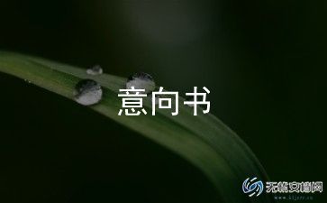 商务合作意向书8篇
