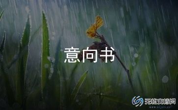 银行贷款合作意向书6篇